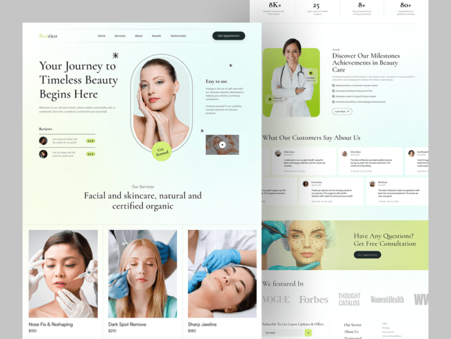 Beauty Clinic Website